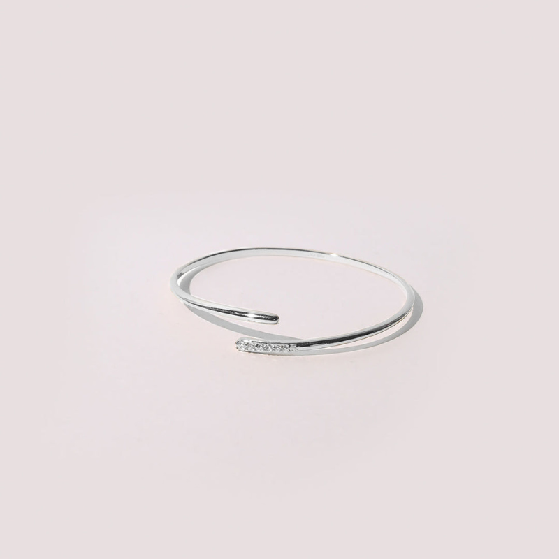 Delicate Crystal Accent Cuff for Women