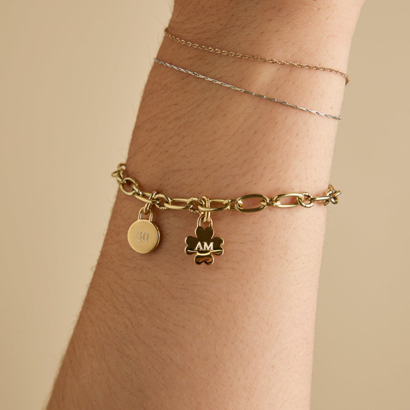 Gold Statement Chain Bracelet for Women