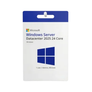 Microsoft Windows Server 2025 Datacenter | 24 Core License | 3 Devices